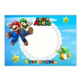 Χάρτινο σουπλά τραπεζιού Super Mario - ΚΩΔ:D1406-162-BB