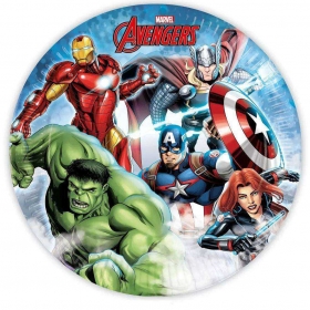 Χάρτινο πιάτο φαγητού Avengers - Infinity Stones 23cm - ΚΩΔ:93871-BB
