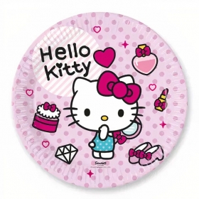 Χάρτινο πιάτο Hello Kitty 23cm - ΚΩΔ:94699-BB