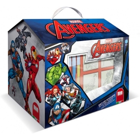 Σπιτάκι Avengers με είδη ζωγραφικής 24.5X17X24cm - ΚΩΔ:BB0009873-BB