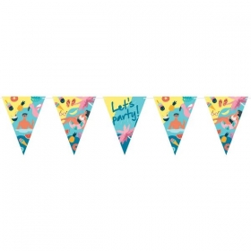 Τριγωνικά σημαιάκια summer party 270cm - ΚΩΔ:RV-GLPB-BB