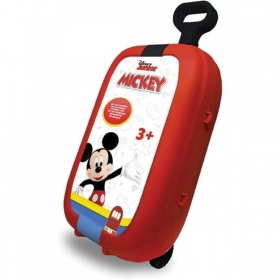 Βαλιτσάκι τρόλευ Mickey Mouse με είδη ζωγραφικής 24X30X10cm - ΚΩΔ:64945-BB