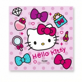 Χαρτοπετσέτες πάρτυ Hello Kitty 33X33cm - ΚΩΔ:94701-BB