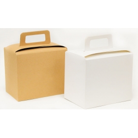 Χάρτινο κουτί φαγητού lunch box 17.5X15.5X12cm - ΚΩΔ:506250