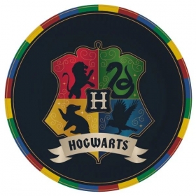 Χάρτινο πιάτο Harry Potter Hogwarts 23cm - ΚΩΔ:9915074-BB