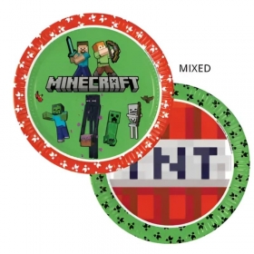 Χάρτινο πιάτο Minecraft TNT 23cm - ΚΩΔ:95441-BB