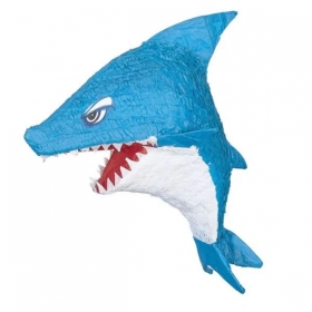 Πινιάτα μπλε καρχαρίας 43.2X30.5X19.1cm - ΚΩΔ:P17900-BB