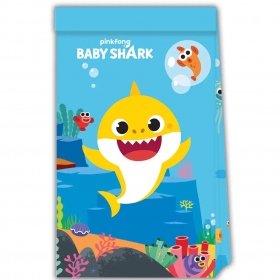 Σακουλάκι για δώρα Baby Shark 24.3X13.3cm - ΚΩΔ:92543-BB