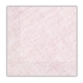 Χαρτοπετσέτες ροζ σχέδιο πλέξη 33X33cm - ΚΩΔ:91499-BB