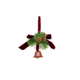 Χριστουγεννιάτικο κρεμαστό καμπανάκι 4cm - ΚΩΔ:530102
