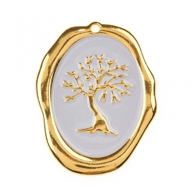 Μεταλλικό χρυσό δέντρο ζωής 6cm - ΚΩΔ:NU000E01-NU