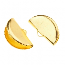 Μεταλλικό χρυσό κλιπ για τρέσσα 2cm - ΚΩΔ:NU000E07-NU