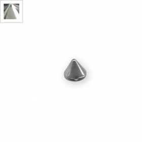 Ακρυλικό Επιμεταλλωμένο Στοιχείο Πυραμίδα Τρουκ Περαστό 6mm - Ρόδιο - ΚΩΔ:71030300.124-NG