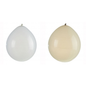 Σετ μπαλόνια λάτεξ λευκά - εκρού 110τμχ - ΚΩΔ:RT123-NU
