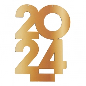 Ξύλινη χρυσή βάση για ημερολόγιο 2024 15X21cm - ΚΩΔ:NB266-NU