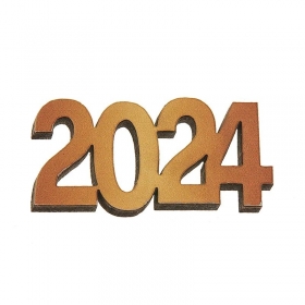 Ξύλινη χρονολογία 2024 3.5X2cm - ΚΩΔ:NB279-NU