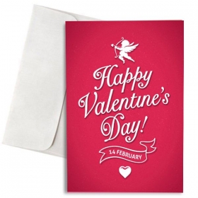 Καρτα Βαλεντινου "Happy Valentine'S Day Cupid" - ΚΩΔ:Xk14001K-19-Bb