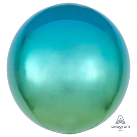 Μπαλονι Foil 15"(38Cm) Ορβζ Ομπρε Πρασινο Και Μπλε – ΚΩΔ.:539849-Bb