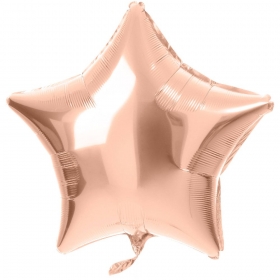 Μπαλόνι foil 45cm αστέρι ροζ χρυσό - ΚΩΔ:206468-BB