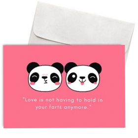 Χιουμοριστικη Καρτα Αγαπης “Love & Farts” - ΚΩΔ:Xk14001K-45-Bb