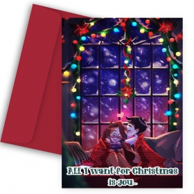 Χριστουγεννιάτικη Κάρτα All I Want For Christmas Is You - ΚΩΔ:VC1702-69-BB