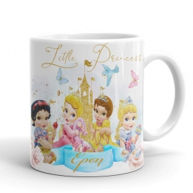 Μαγική κούπα baby Πριγκίπισσες Disney με όνομα 350ml - ΚΩΔ:SUB1004432-104-BB