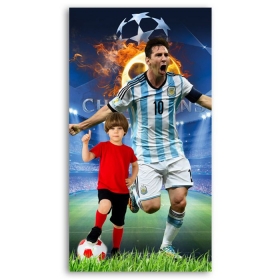 Αφίσα ποδοσφαιριστής - Lionel Messi με φωτογραφία 130Χ70cm - ΚΩΔ:5531127-145-BB