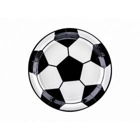 Χάρτινο πιάτο μπάλα ποδοσφαίρου 18cm - ΚΩΔ:TPP72-BB