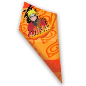 Χάρτινο χωνάκι για ζαχαρωτά Naruto με όνομα 20cm - ΚΩΔ:D1401-190-BB
