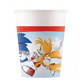Χάρτινο ποτήρι πάρτυ Sonic 200ml - ΚΩΔ:95650-BB