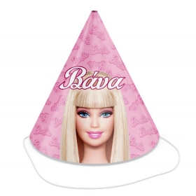 Καπελάκι πάρτυ Barbie με όνομα 17cm - ΚΩΔ:P259111-132-BB