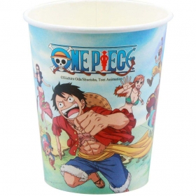 Χάρτινο ποτήρι One Piece 250ml - ΚΩΔ:12803-ON-BB