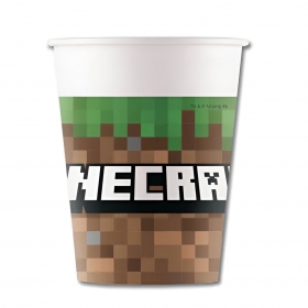 Χάρτινο ποτήρι πάρτυ Minecraft 200ml - ΚΩΔ:95442-BB
