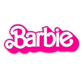 Διακοσμητική ξύλινη φιγούρα Barbie logo 50cm - ΚΩΔ:D19W50-117-BB