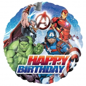 Μπαλόνι foil 45cm γενεθλίων Avengers - ΚΩΔ:34656-BB