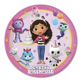 Χάρτινα πιάτα πάρτυ Gabby’s Dollhouse 23cm - ΚΩΔ:95755-BB
