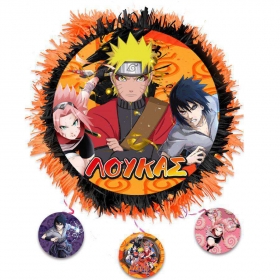 Πινιάτα Naruto με όνομα 40X40cm - ΚΩΔ:553153-230-BB