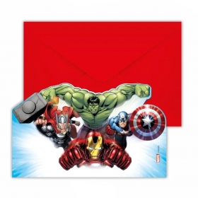 Προσκλητήριο πάρτυ Avengers - Infinity Stones 14X10cm - ΚΩΔ:93954-BB