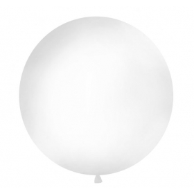 Μπαλόνι latex 101.6cm παστέλ λευκό - ΚΩΔ:OLBO-002-BB
