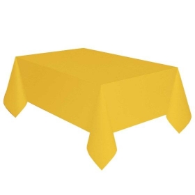 Πλαστικό τραπεζομάντηλο κίτρινο buttercup 137X274cm - ΚΩΔ:9915405-205-BB