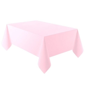 Πλαστικό τραπεζομάντηλο ροζ marshmallow 137X274cm - ΚΩΔ:9915405-201-BB