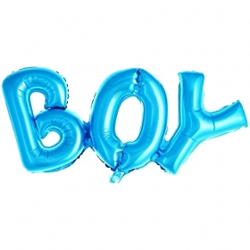 Μπαλόνι foil 91X36cm μπλε φράση boy - ΚΩΔ:207FS048-BB