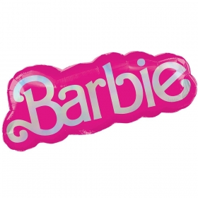 Μπαλόνι foil 81X30cm φούξια σύμβολο Barbie - ΚΩΔ:46262-BB