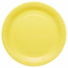 Χάρτινο πιάτο κίτρινο buttercup 23cm - ΚΩΔ:9915400-205-BB