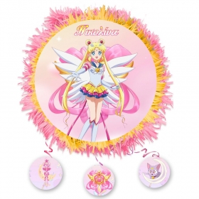 Πινιάτα Sailor Moon με όνομα 40X40cm - ΚΩΔ:553153-233-BB
