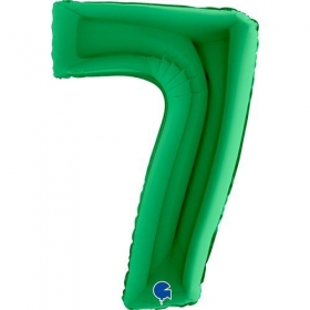 Μπαλόνι foil 100cm πράσινο αριθμός 7 - ΚΩΔ:40037GR-BB