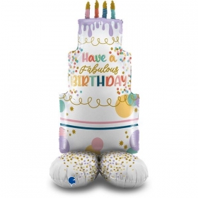 Μπαλόνι foil 56X123cm fancy τούρτα γενεθλίων - the standups - ΚΩΔ:GK70015-BB