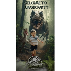 Αφίσα Jurassic World με φωτογραφία 130Χ70cm - ΚΩΔ:5531127-158-BB