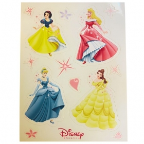 Καρτέλα με αυτοκόλλητα Πριγκίπισσες Disney - ΚΩΔ:09010-BB