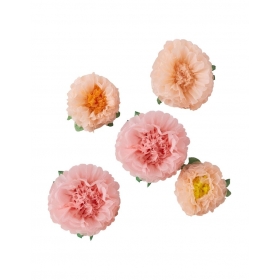 Διακοσμητική λουλούδια pom pom - ΚΩΔ:TEA-618-BB